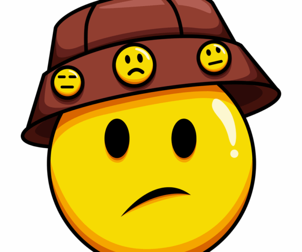 Detective Emoji - Puzzled Investigation