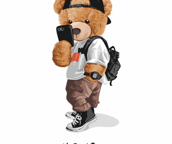 Teddy Selfie - Urban Cool Bear