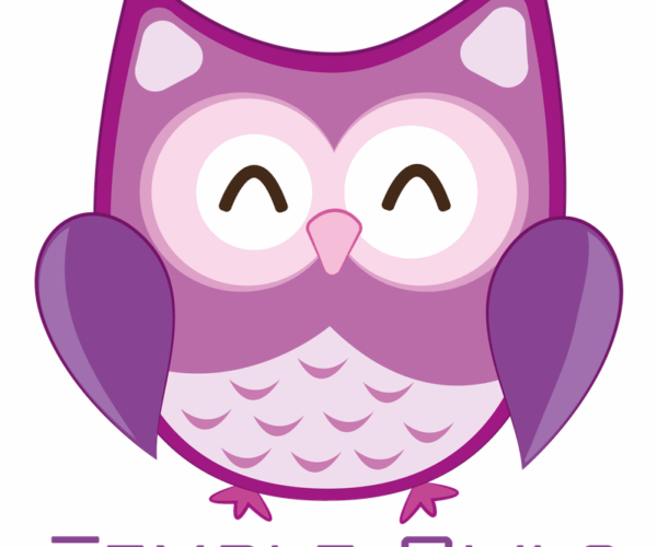 Temple Owls - Cute Cartoon Mascot