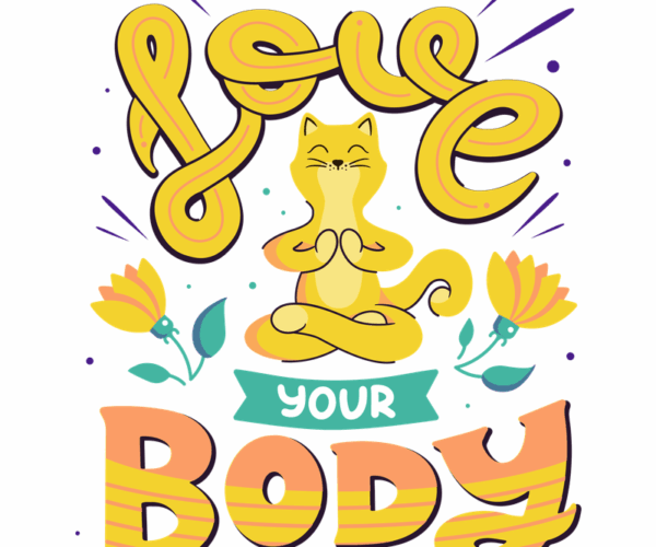 Yoga Cat - Lotus Pose Serenity