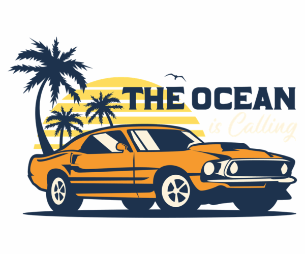 Beach Cruiser - Ocean Vibes