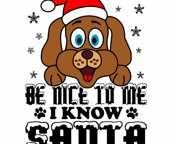 Santa's Best Friend - Holiday Cheer Design