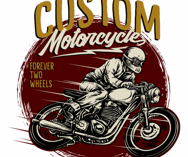 Custom Motorcycle - Vintage Racer