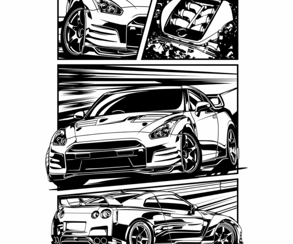 Skyline R35 - Automotive Manga Edition