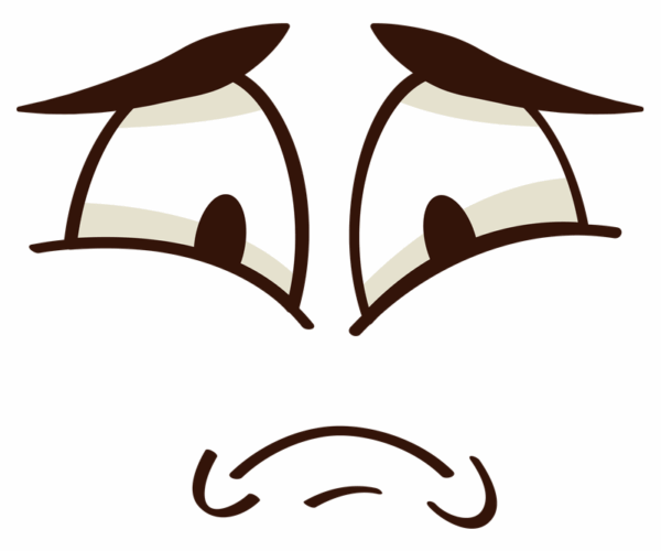 Sad Face - Cartoon Expression