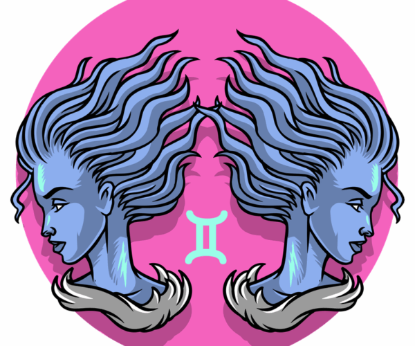 Gemini Zodiac - Dual Profile Design