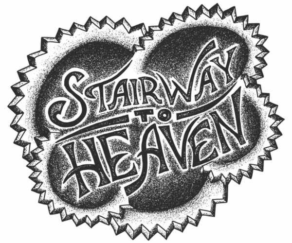 Stairway to Heaven - Textured Typography