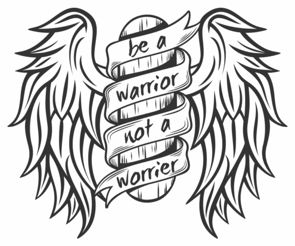 Warrior Wings - Motivational Emblem