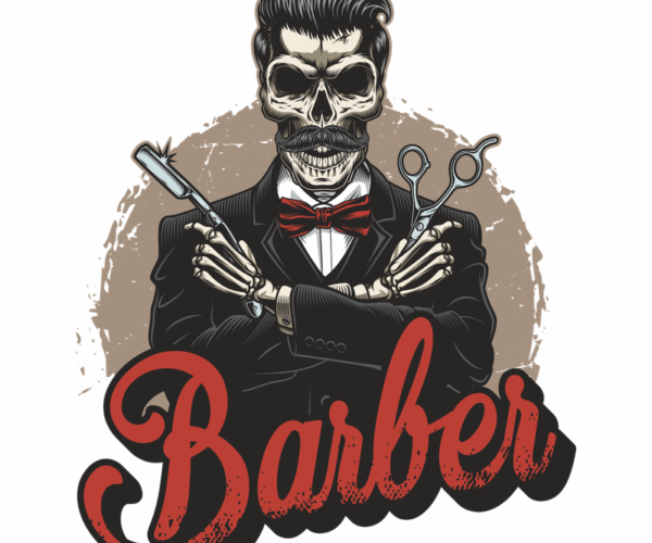 Barber Skull - Vintage Pomp Contour