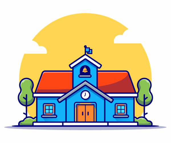 Schoolhouse - Nostalgic Education Icon