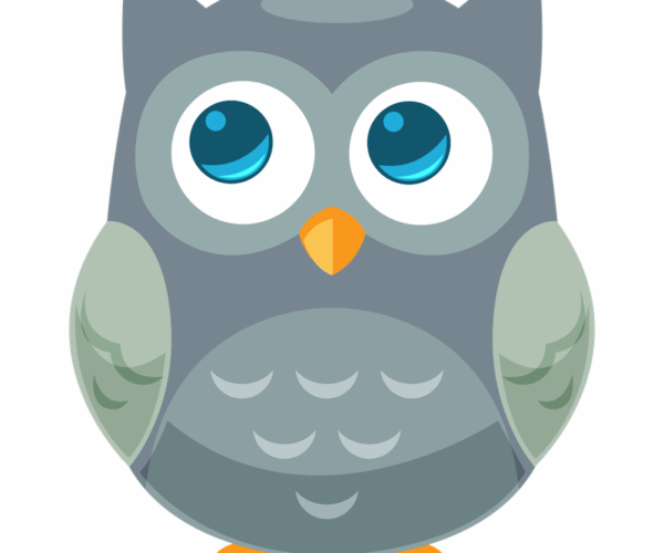 Cute Owl - Cartoonish Illustration
