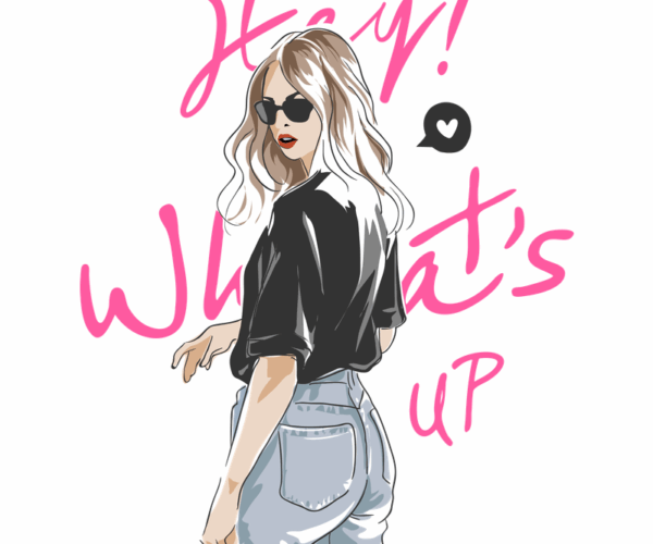 Casual Chic - Urban Style Illustration