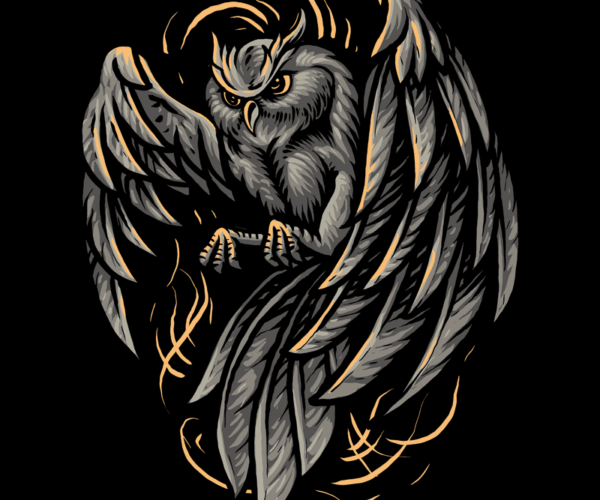 Majestic Owl - Night Hunter's Grace