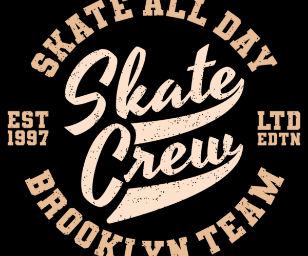 Skate Crew - Vintage Typography
