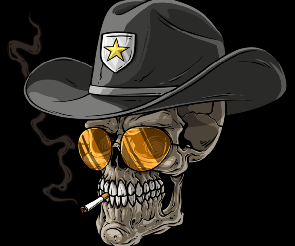 Sheriff Skull - Smokin' Lawman