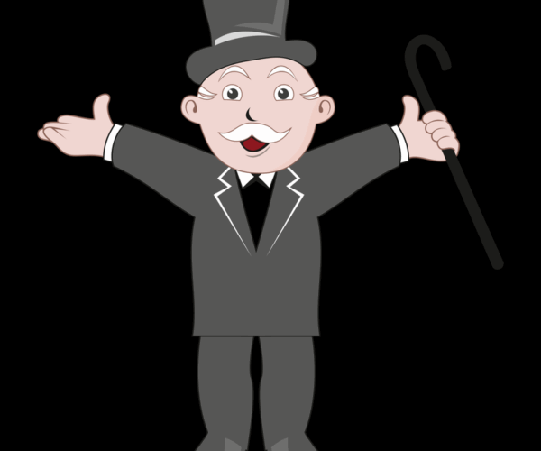 Monopoly Man - Cheerful Financier