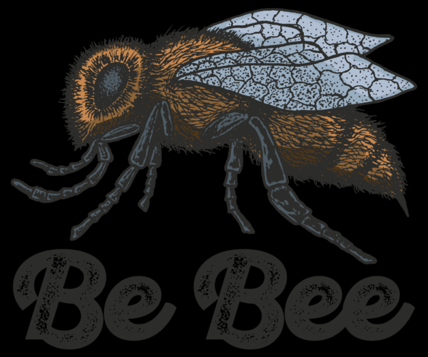 Fuzzy Bee - Honey Maker Illustration