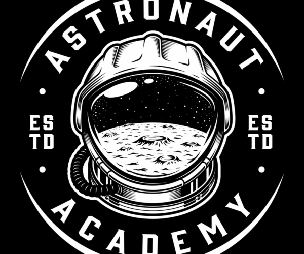 Lunar Helmet - Space Exploration Emblem