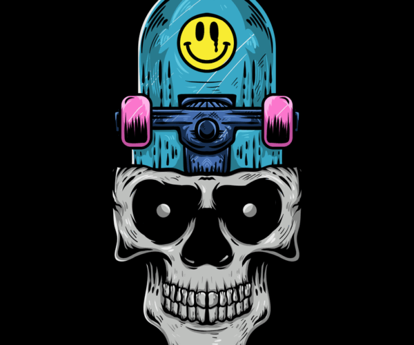 Skate Skull - Sunny Disposition