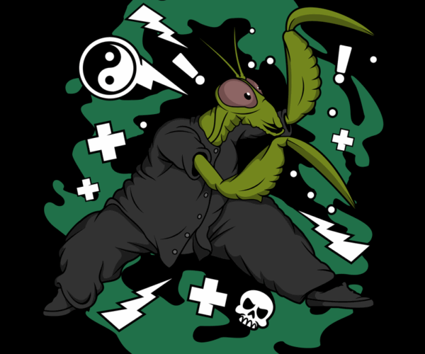Kung Fu Mantis - Martial Arts Cartoon