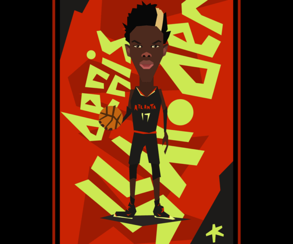 Dennis Schroeder - Geometric Hawks Style