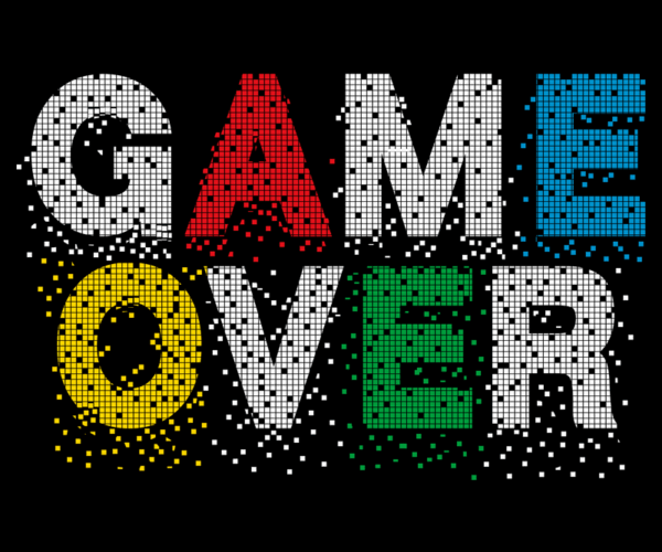 Game Over - 8-Bit Pixel Art