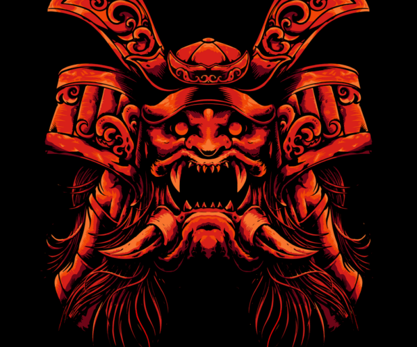 Oni Mask - Fierce Defender