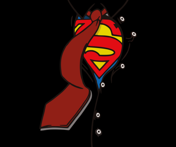 Superman Reveal - Office Disguise