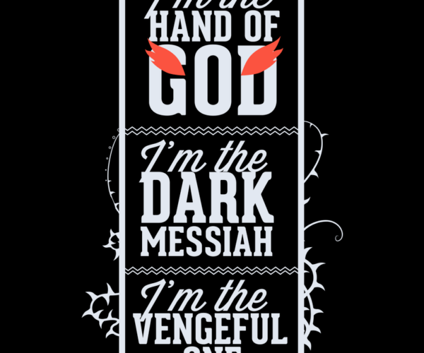 Dark Messiah - Vengeful Typography