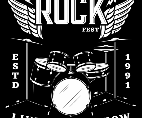 Rock Fest - Drum Kit Design