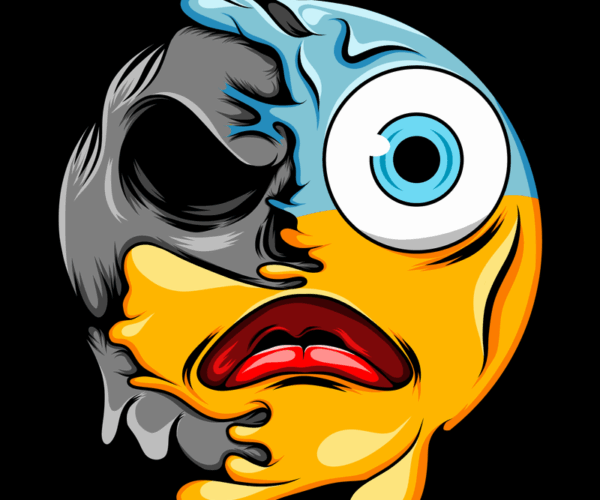 Meltdown Emoji - Two-Faced Trauma