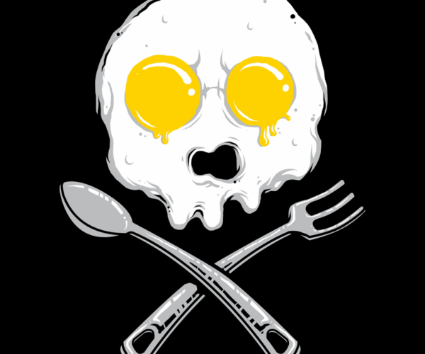 Egg Skull - Culinary Caution