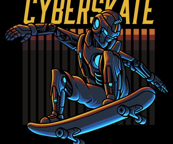 Cyber Skater - Futuristic Grind