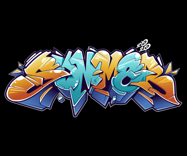 Graffiti Tag - Energetic Expression