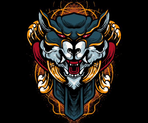 Oni Wolf - Protective Spirit