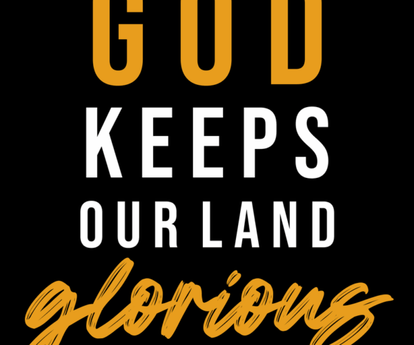 Glorious Land - Patriotic Typography