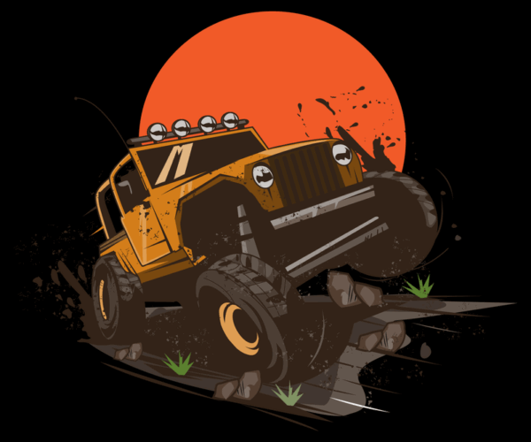 Off-Road Crusader - Mud Slinging Sunset