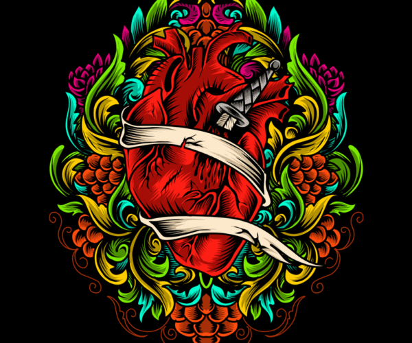 Bleeding Heart - Ornamental Dagger