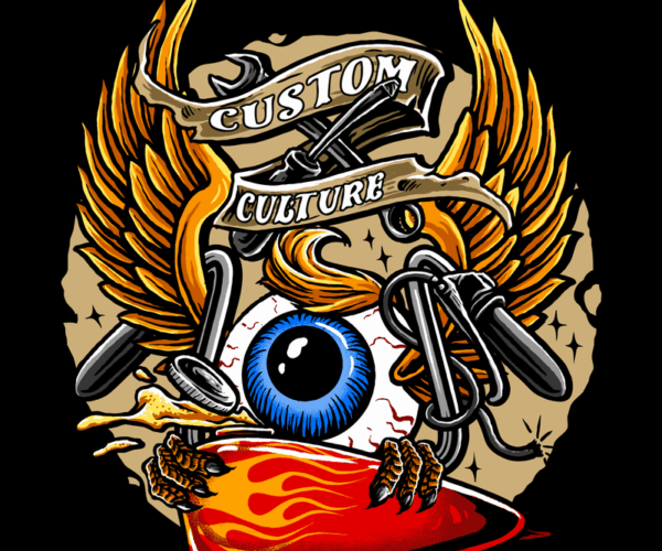 Custom Culture - Garage Art Emblem