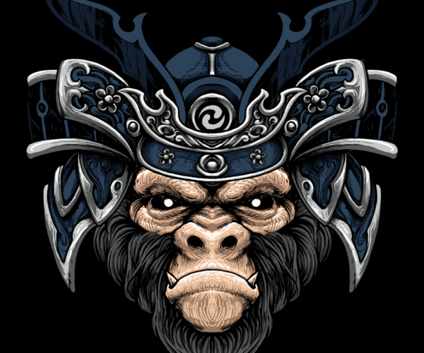 Samurai Gorilla - Armored Warrior