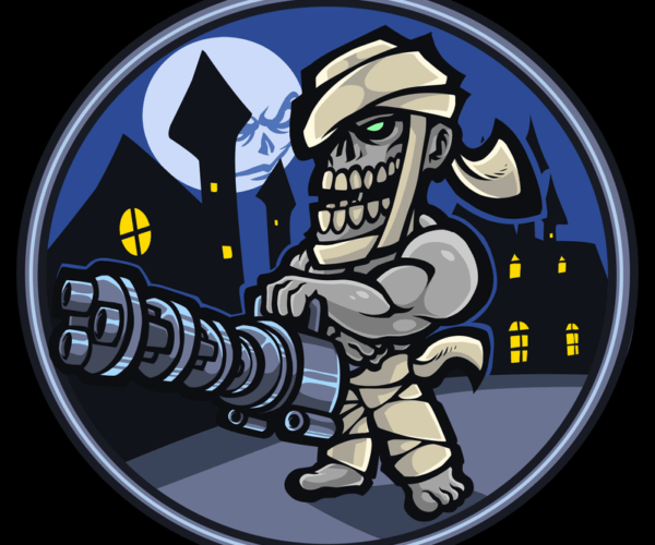 Gatling Mummy - Undead Defense Force