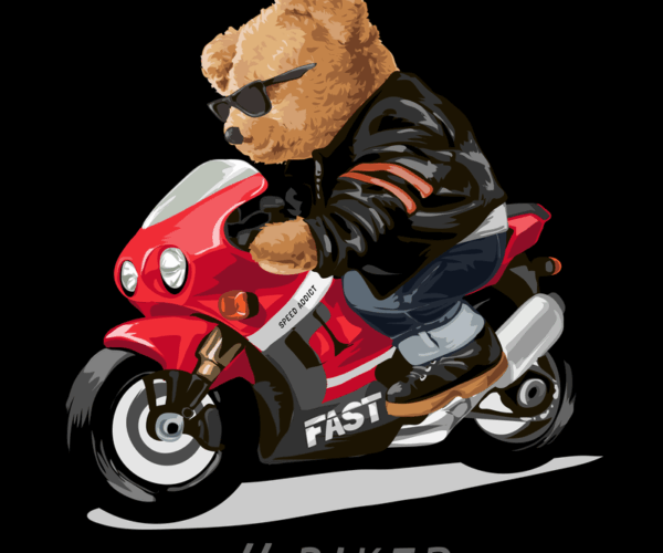 Biker Bear - Speed Demon