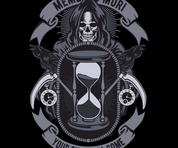 Grim Reaper - Memento Mori Hourglass