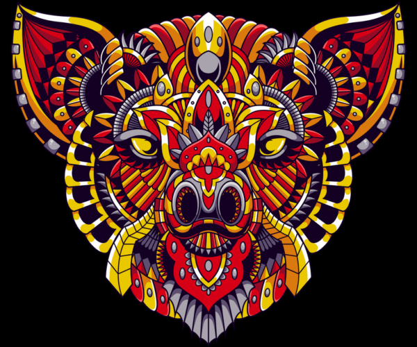 Hyena Mandala - Tribal Zen