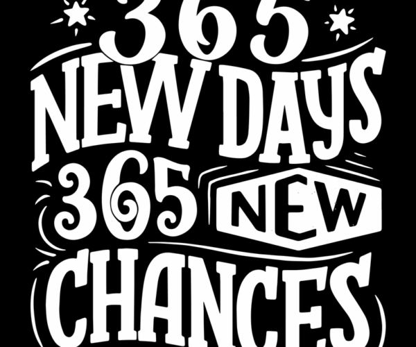 New Year Wishes - Typographic Motivation