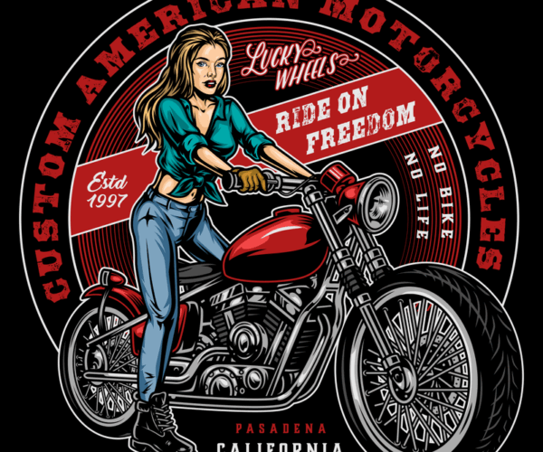 Lucky Wheels - Motorcycle Babe Edition