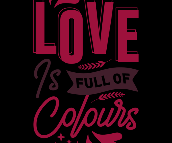 Love Expression - Colourful Statement