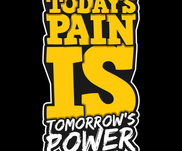 Motivational Typography - Pain & Power
