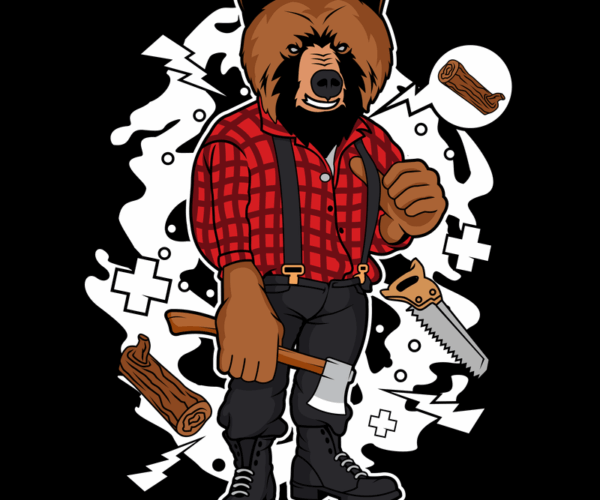 Lumberjack Bear - Wilderness Mascot