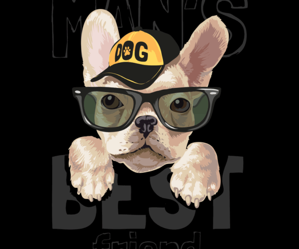 Hipster Bulldog - Dog's Best Friend